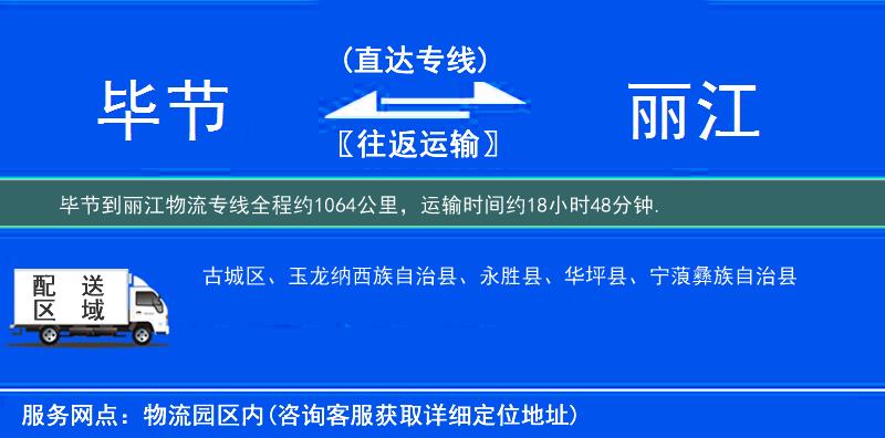 畢節(jié)到物流專線